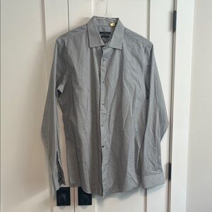 Men's Marc Anthony Classic Gray Dress Shirt XL